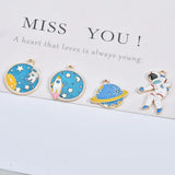 Lot of 30 Alloy Astronaut Space Shape Earring/Bracelet/Necklace Pendants