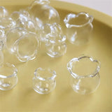 30pcs Cartoon Lace Fish Tank Glass Beads DIY Earring Accessory
