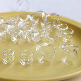 30pcs Cartoon Lace Fish Tank Glass Beads DIY Earring Accessory