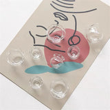 30pcs Cartoon Lace Fish Tank Glass Beads DIY Earring Accessory