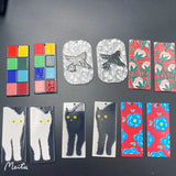 30pcs Lot Cats Flowers Birds Pattern Acrylic Beads DIY Jewelry Earring Accessory
