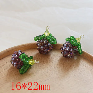Copper Winding Grape Shape Charms DIY Jewelry Earring Accessory
