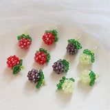 Copper Winding Grape Shape Charms DIY Jewelry Earring Accessory