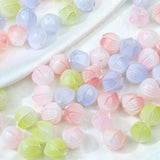 50pcs 12mm Cartoon Flower Tulip Buds Beads DIY Jewelry Earring Accessory