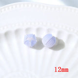 50pcs 12mm Cartoon Flower Tulip Buds Beads DIY Jewelry Earring Accessory