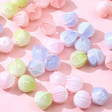 50pcs 12mm Cartoon Flower Tulip Buds Beads DIY Jewelry Earring Accessory
