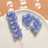 50pcs/lot Cartoon Bone Shape Resin Beads for DIY Jewelry Making