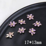 50pc Cartoon Daisy Flowers Floating Locket Charms DIY Jewelry Earring Accessory