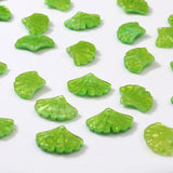 50pcs Cartoon Leaves Shape Acrylic Maple Leaf Bead DIY Jewelry Earring