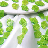 50pcs Cartoon Leaves Shape Acrylic Maple Leaf Bead DIY Jewelry Earring
