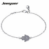 Sterling Silver Hand Bracelet Fine Jewelry YL021