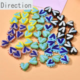 Summer Wave Point Glass Beads for DIY Jewelry Making