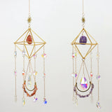 Sun Catcher Lamp Stand Hanging Window Garden Crystal Water Drop Decoration