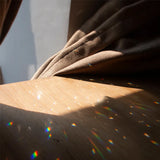 Golden Sun Prism Moon Phase Pendant Hanging Window Decor
