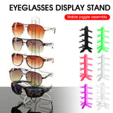 Plastic Glasses Display Stand for 4 Pairs - Sun Glasses Eyeglasses Holder Rack