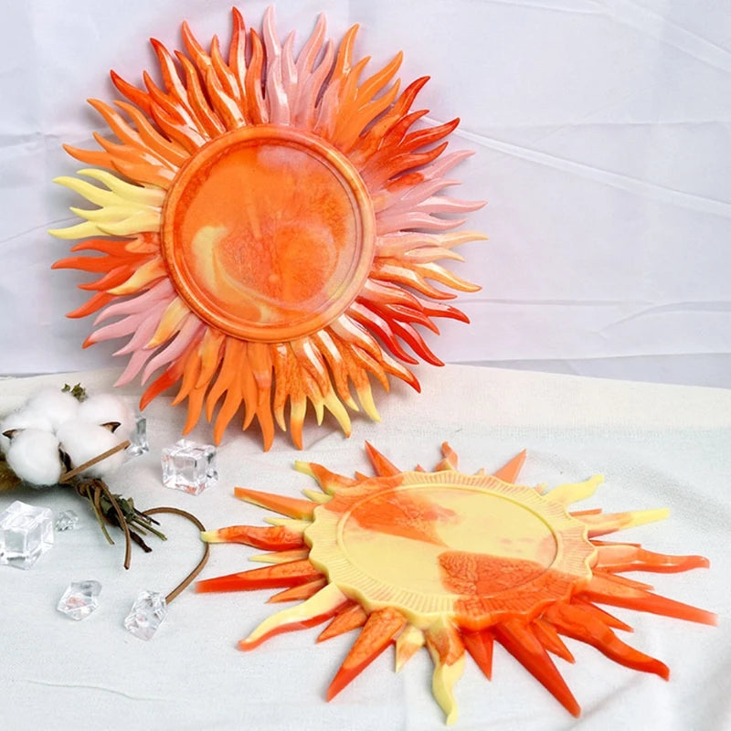 Sun Mirror Resin Mold for DIY Art Crafts