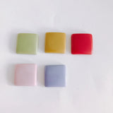 Glossy Multicolor Square Patch Material DIY Jewelry Accessories
