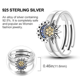 925 Silver Zirconium Wedding Ring for Women