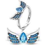 925 Silver Zirconium Wedding Ring for Women