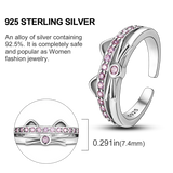 925 Silver Zirconium Wedding Ring for Women