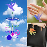 Sun Moon Dragonfly Wind Chime Silicone Mold DIY Epoxy Resin Crafting Mold