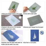 Sun Print Paper Kit Cyanotype Paper A5 Solar Drawing Art Paper