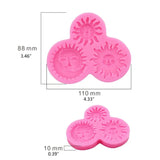 Sun Moon Face Silicone Keychain Mold DIY Baking Molds