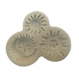 Sun Moon Face Silicone Keychain Mold DIY Baking Molds