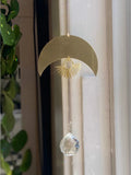 Celestial Rainbow Crystal Window Hanging - Home Decor