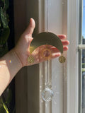Celestial Rainbow Crystal Window Hanging - Home Decor Gift