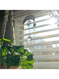 Sunburst Crystal Prism Window Decor with Rainbow Celestial Design
