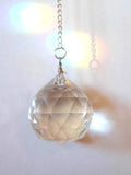 Moon & Sun Crystal Ball Suncatcher, Golden & Transparent, 3 Balls