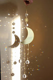 Moon Window Crystal Prism Suncatcher Home Decor