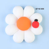 50mm Resin Flower Cabochons 20pcs Flatback Embellishments for Crafts