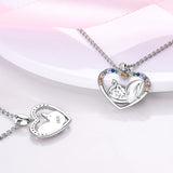 Silver Sunflower Elephant Hand of Fatima Necklace