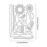 Sunflower Metal Cutting Dies Embossing Stencils DIY Scrapbooking Crafts