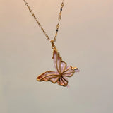 Sunflower Stone Clavicle Chain Coffee Necklace