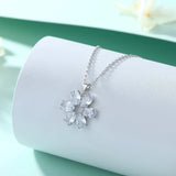 Sunflower Necklace Female S925 Silver Clavicle Chain Zircon