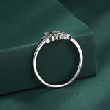 Sunflower Diamond Couple Ring For Women Girl