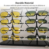 Multi-Layer Sunglasses Display Stand Plastic Shelf Organizer