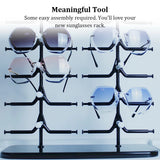 Multi-Layer Sunglasses Display Stand Plastic Shelf Organizer