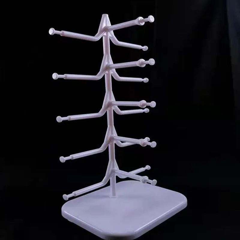 Sunglasses Eyeglasses Display Stand Shelf Holder Rack for 5 Pairs Glasses