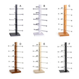 5-Layer Sunglasses Rack Display Stand with Detachable Shelf