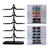 5-Pair Sunglasses Rack Display Stand, Plastic