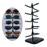 5-Pair Sunglasses Rack Display Stand, Plastic