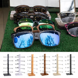 Colorful Sunglasses Rack Display Stand with Storage Shelf