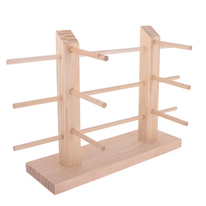 Wooden Sunglasses Rack Multi-Pairs Display Stand