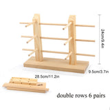 Wooden Sunglasses Rack Multi-Pairs Display Stand