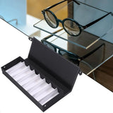 8-Grid Sunglasses Storage Case with Stand
