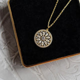 Sunlight S925 Sterling Silver Japanese Retro Necklace Pendant Female